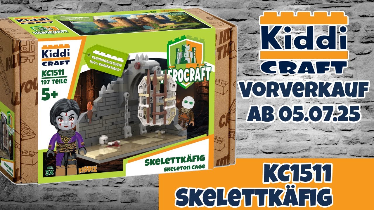 Kiddicraft KC1511 Skelettk&auml;fig - Vorverkauf-Vorschau