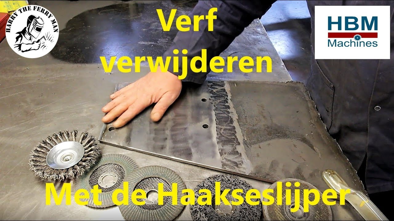 Verf verwijderen met de slijptol wat is de beste schijf daarvoor?