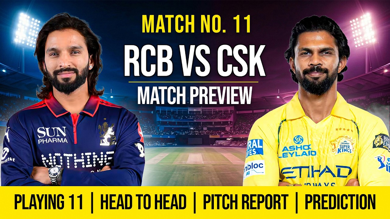 RCB vs CSK FINAL Prediction 🔥 Who Will Win Today? Playing 11, Pitch Report | IPL 2026 #ipl #csk #rcb
