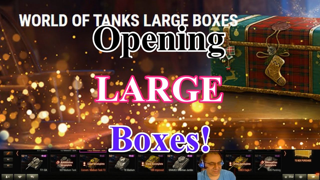 Opening LARGE Boxes! (Wot Addict Global)
