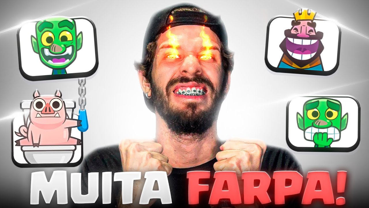 Derrota confirmada + farpa gratuita no Clash Royale! 🤬