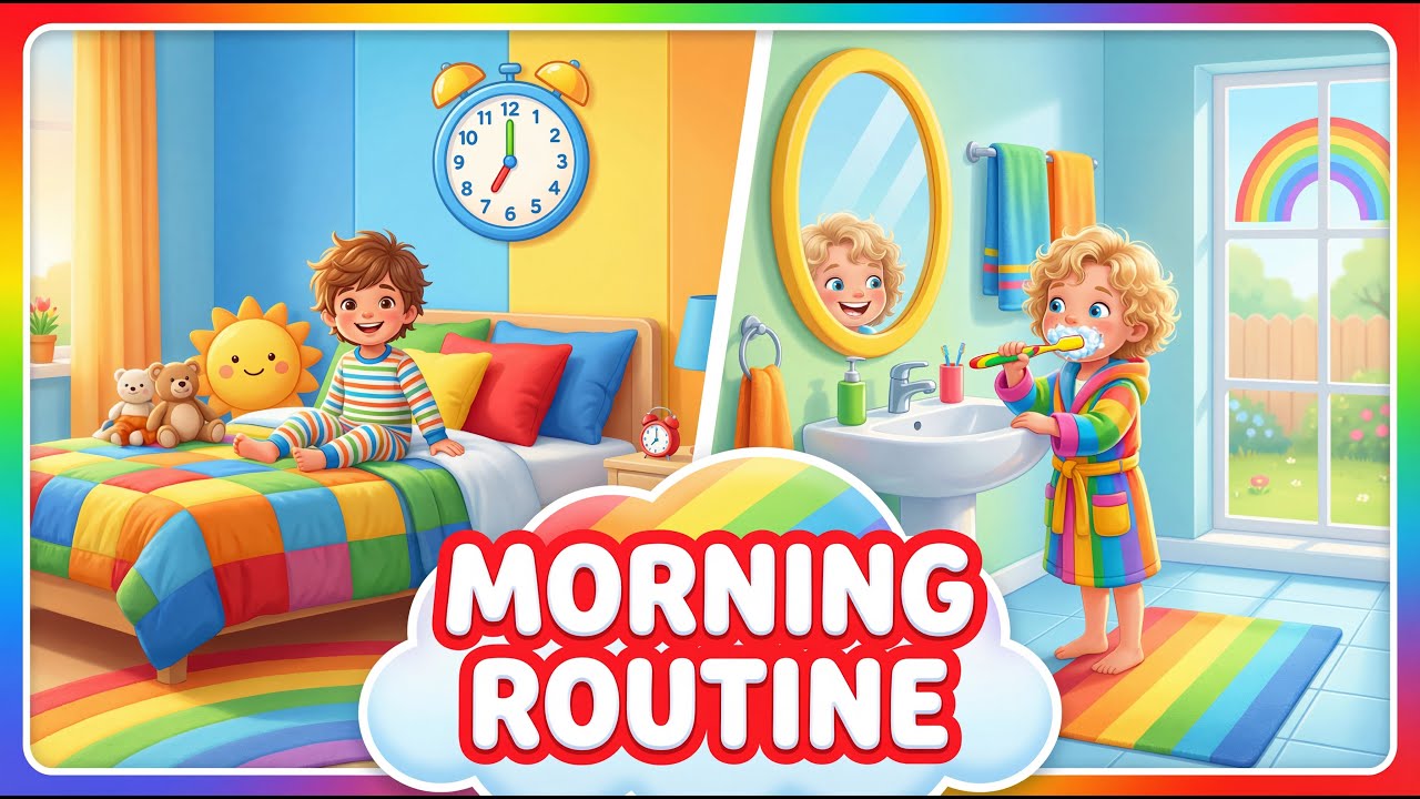 Good Morning Song for Kids | Wake Up, Brush Teeth & Morning Routine