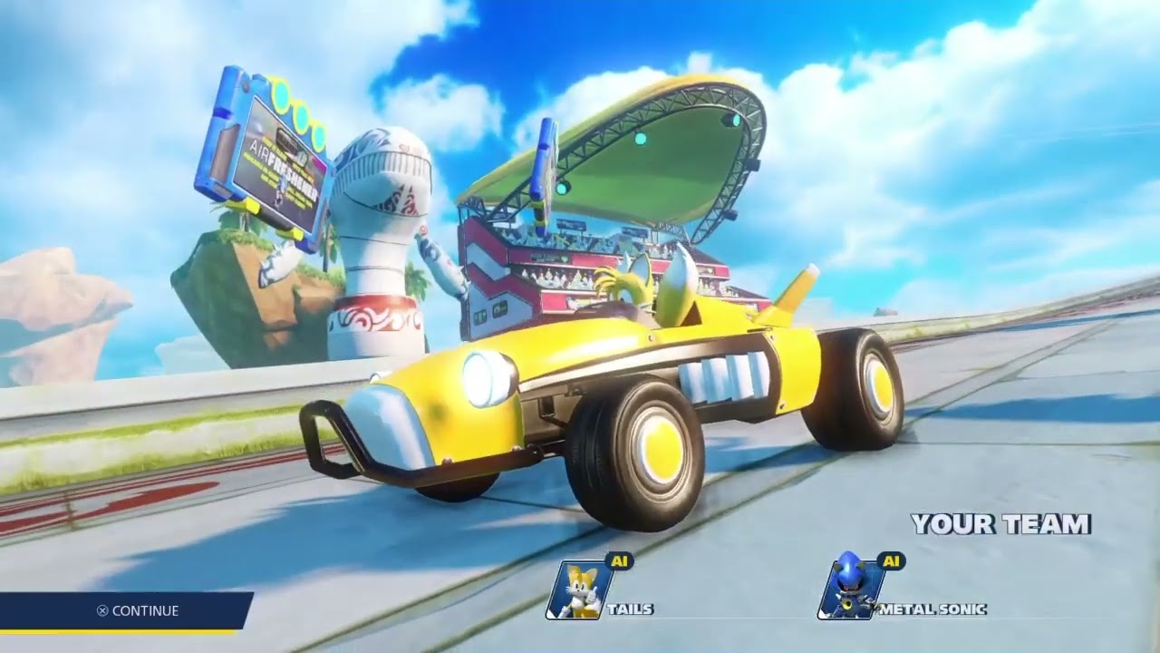 i PLAYED sonic racing*