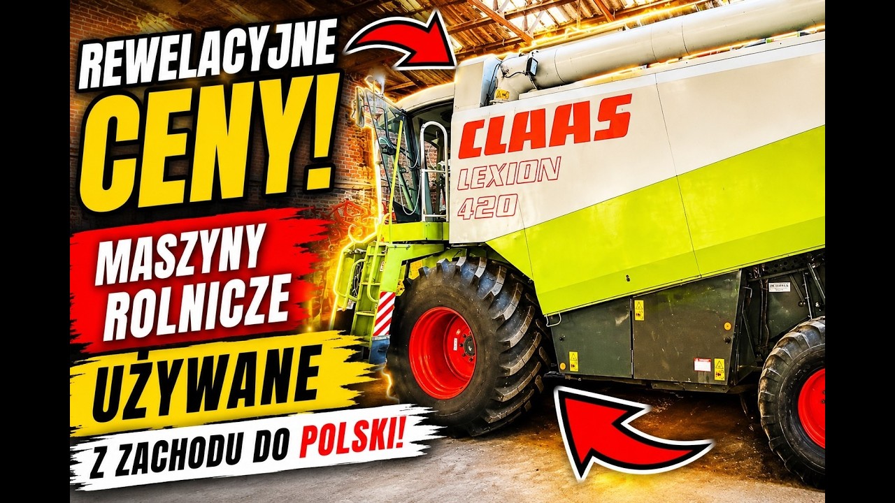 MASZYNY ROLNICZE TANIE z Belgii #claas #lexion #krone #newholland #maszynyrolnicze #2026
