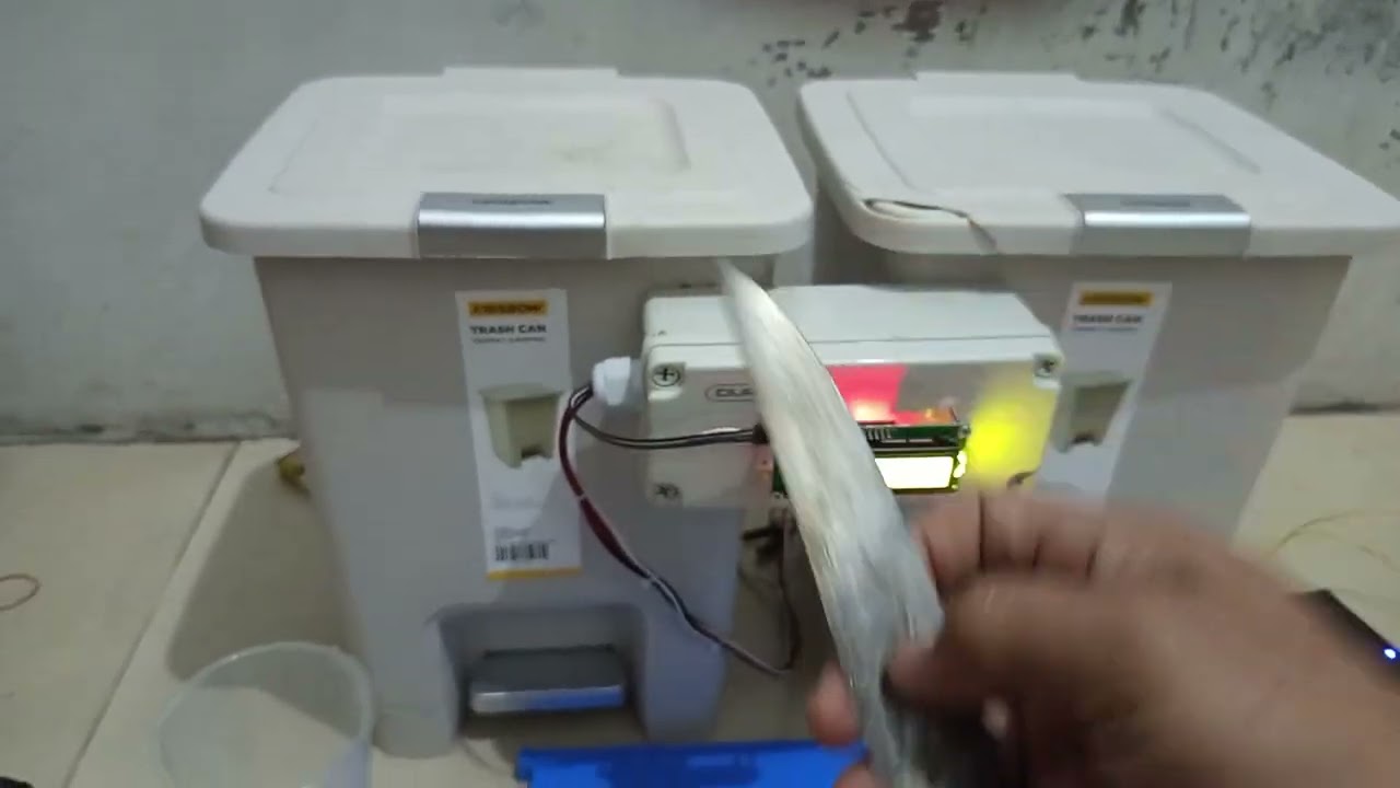 Pemilah Sampah Organik dan Non Organik Arduino