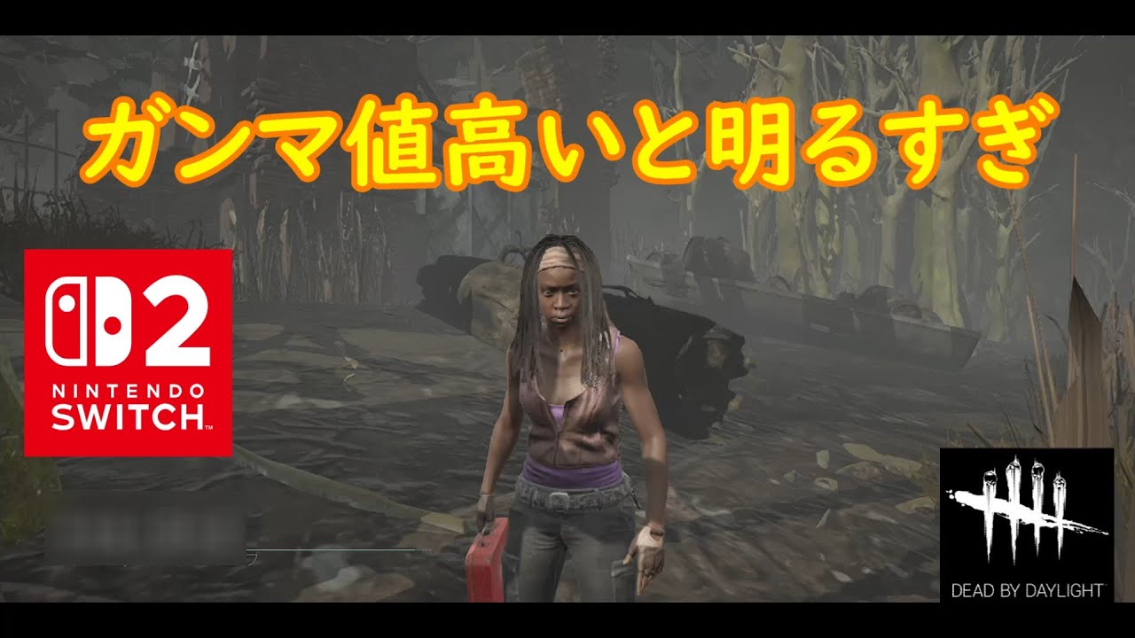 【DbD】ガンマ値高いと明るすぎ【Dead by Daylight 】【switch2版】＃1635