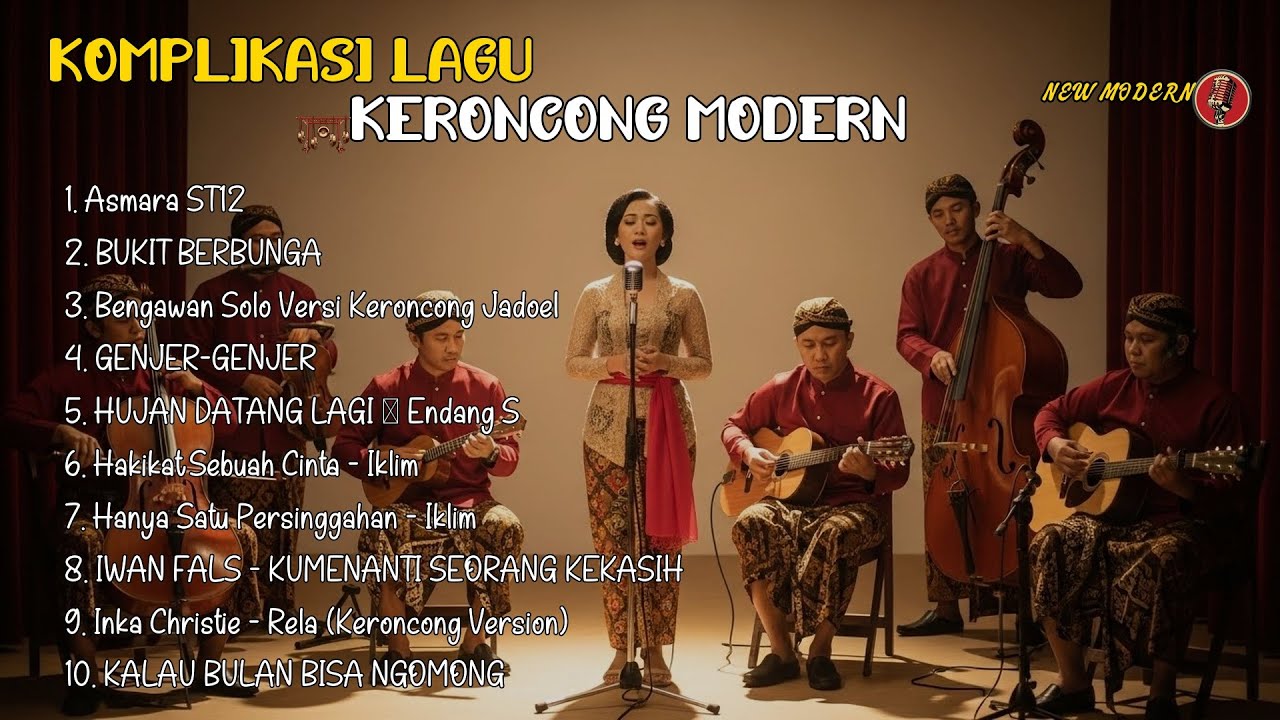FULL ALBUM KERONCONG MODERN 2025 || NEW NORMAL KERONCONG ASMARA ST12 | BUKIT BERBUNGA