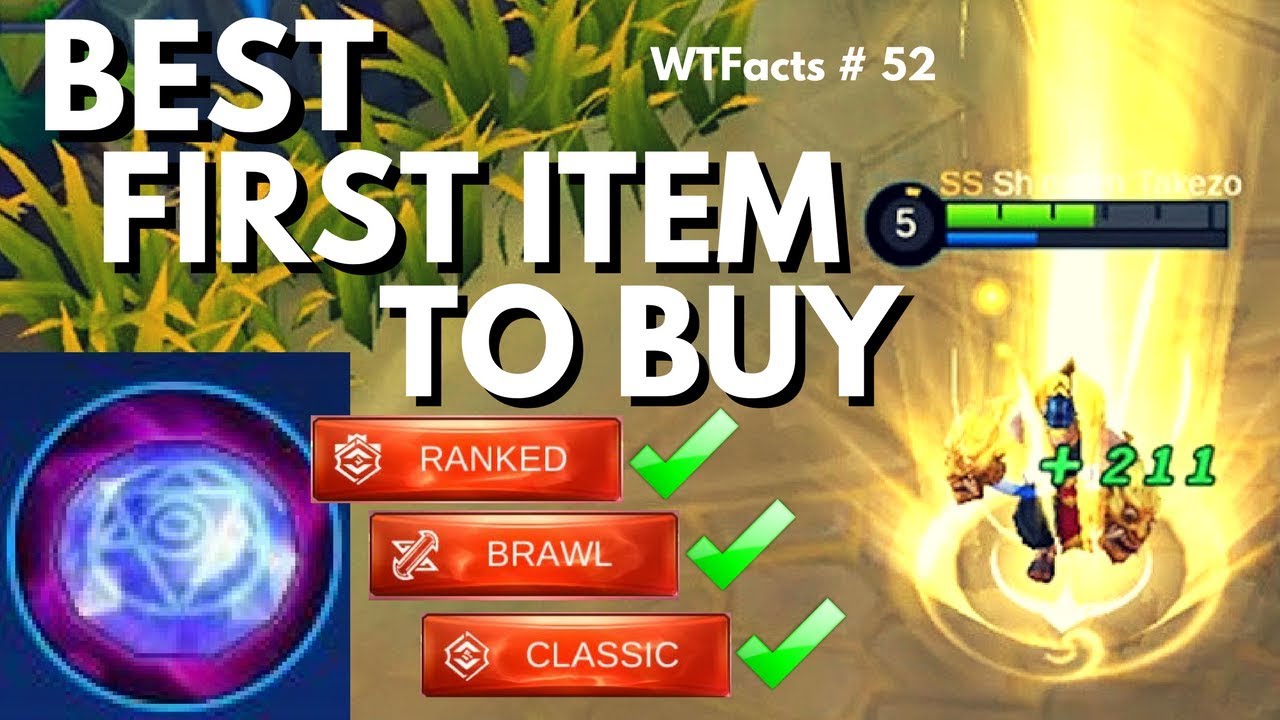 ELEGANT GEM IS THE BEST FIRST ITEM TO BUY | WTFacts #52 | Mobile Legends