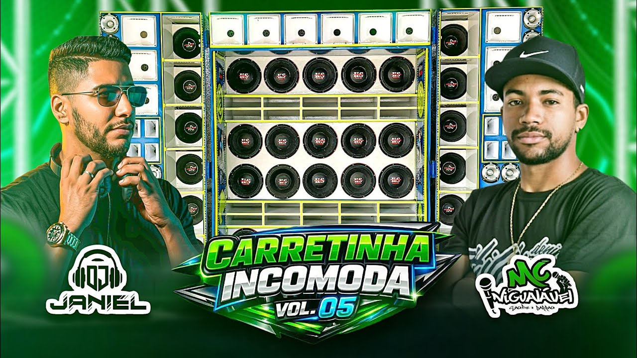 CD CARRETINHA INCOMODA VOLUME 5 - DJ JANIEL E MC INIGUALÁVEL 🎤🇧🇷