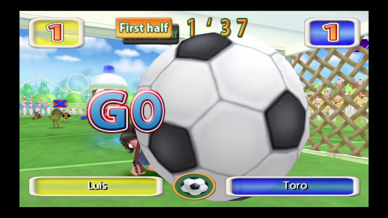 Ape Escape™ 2 Monkey Soccer Team Silent Leaf vs Team Crackers