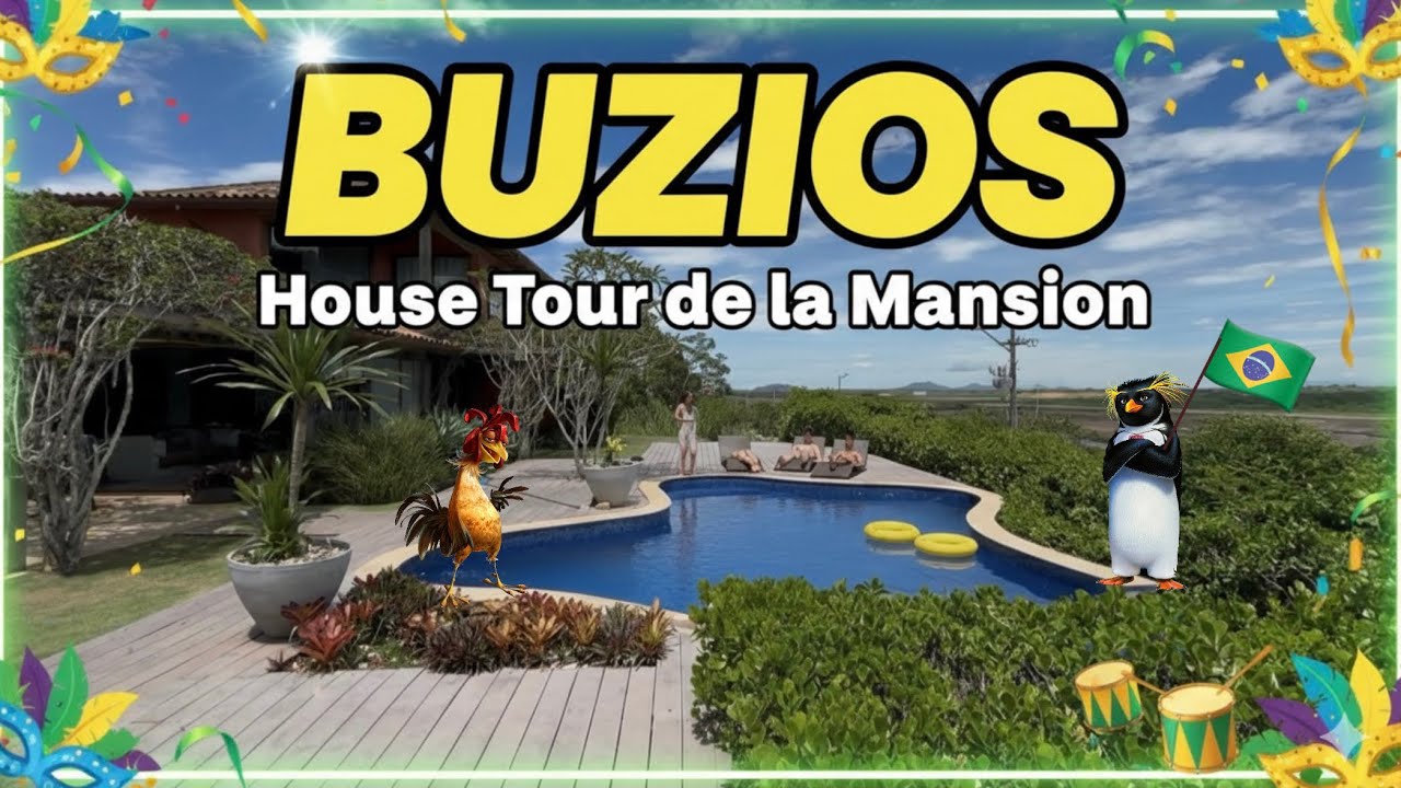 HOUSE TOUR MANSION DE BUZIOS, BRASIL 🇧🇷🎊