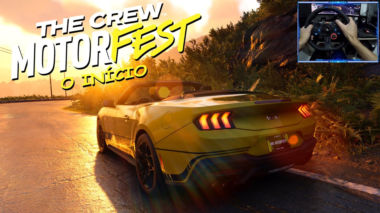 THE CREW MOTORFEST - O INÍCIO DE GAMEPLAY em Português PT-BR | VOLANTE LOGITECH G29