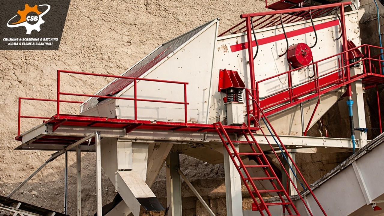 Eğimli Yıkamalı Elek ( Inclined Washing Screen ) 02 #machine #washing #screen