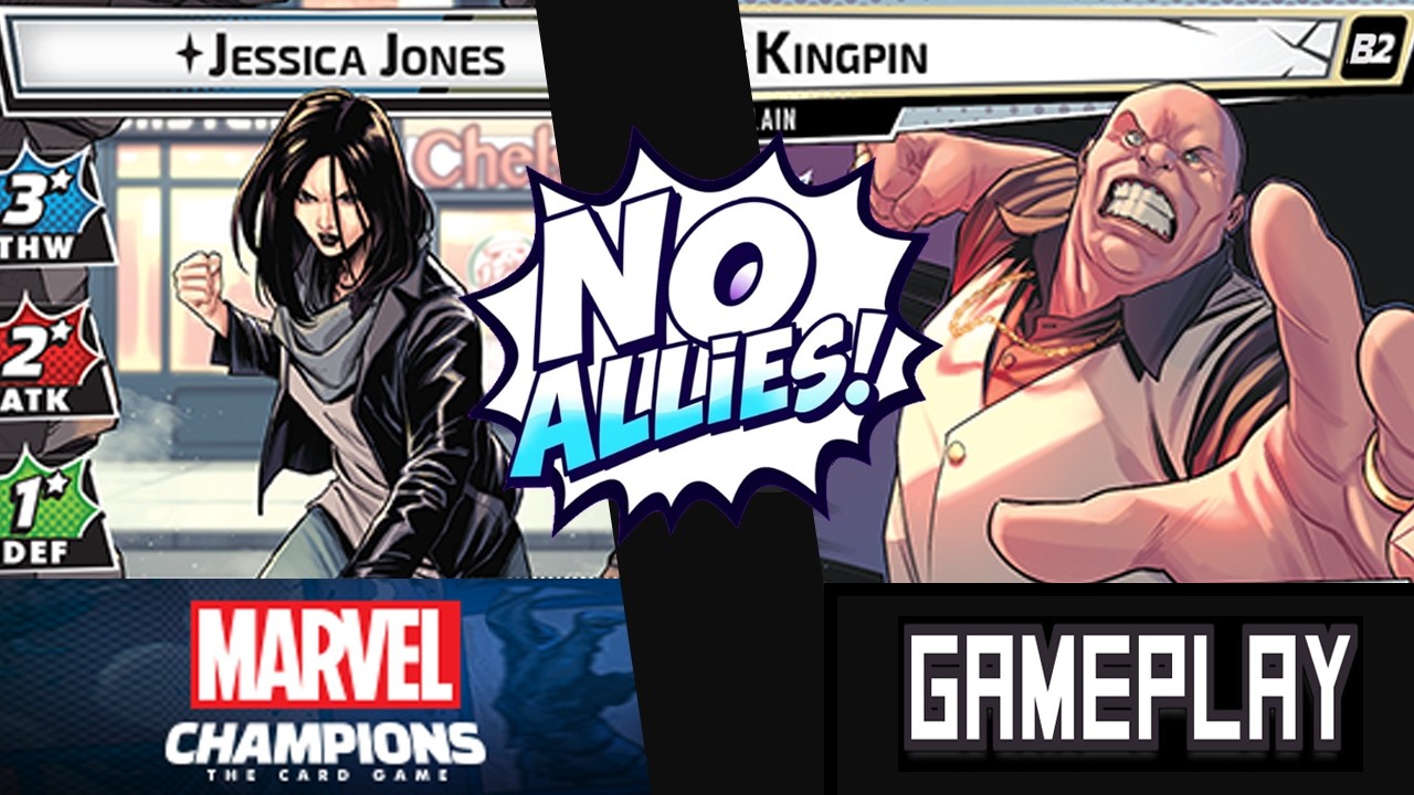 [NO ALLIES] Jessica Jones vs Expert Kingpin | Marvel Champions Fear No Evil Playthrough
