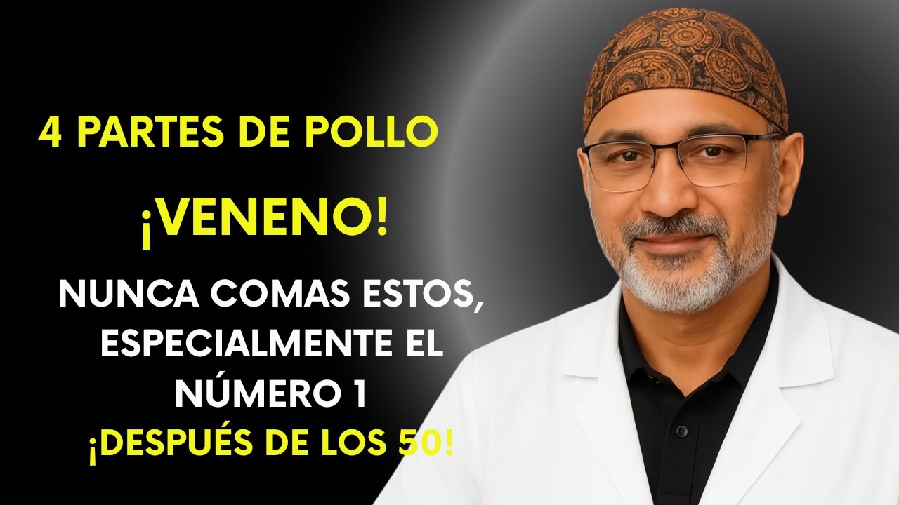 Cardiólogo advierte: 4 partes de pollo que NO debes comer por toxinas y grasa en arterias