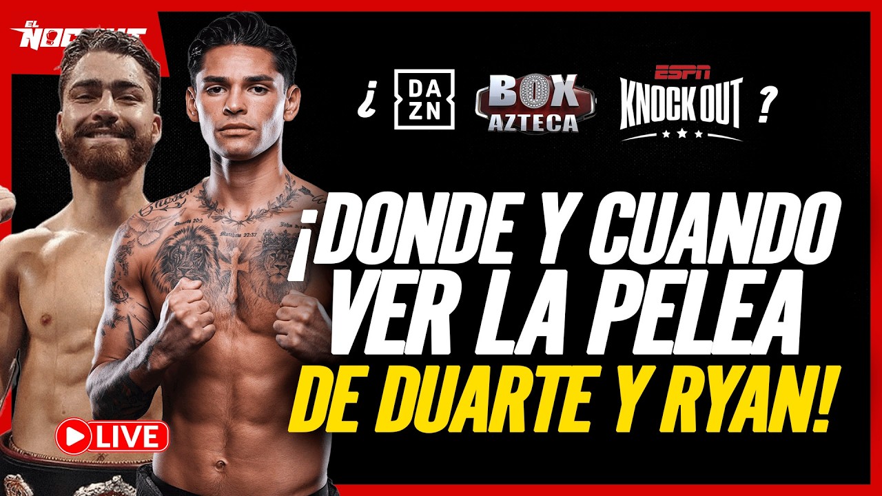ESTO es TODO lo que TIENES que SABER para SEGUIR la PELEA de RYAN GARCÍA vs MARIO EL AZTECA BARRIOS
