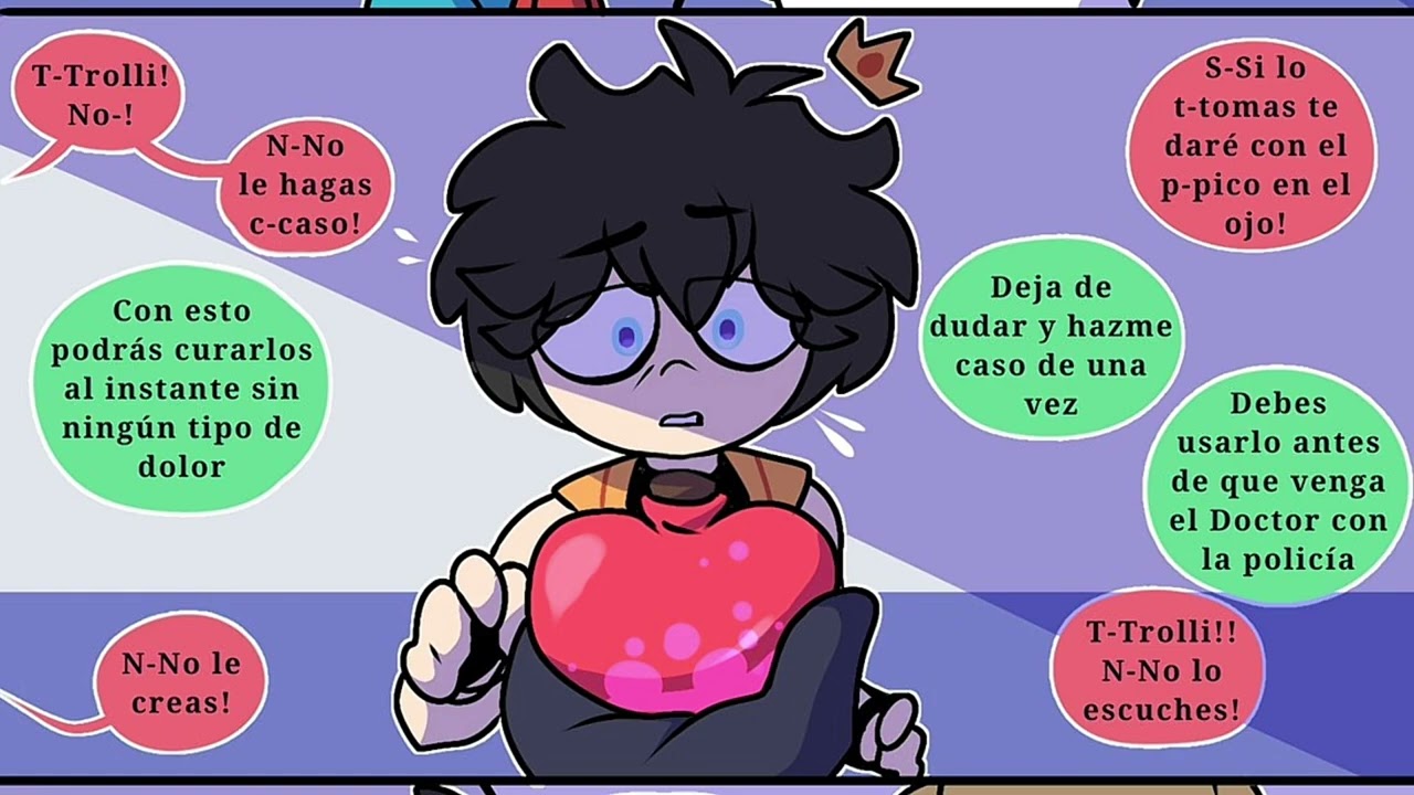 Comic de los Compas ✨💫 ¿Que Haces Aquí?💜💙🖤 ✨⭐