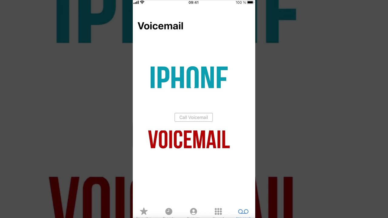 Apple iPhone - Set Up Voicemail