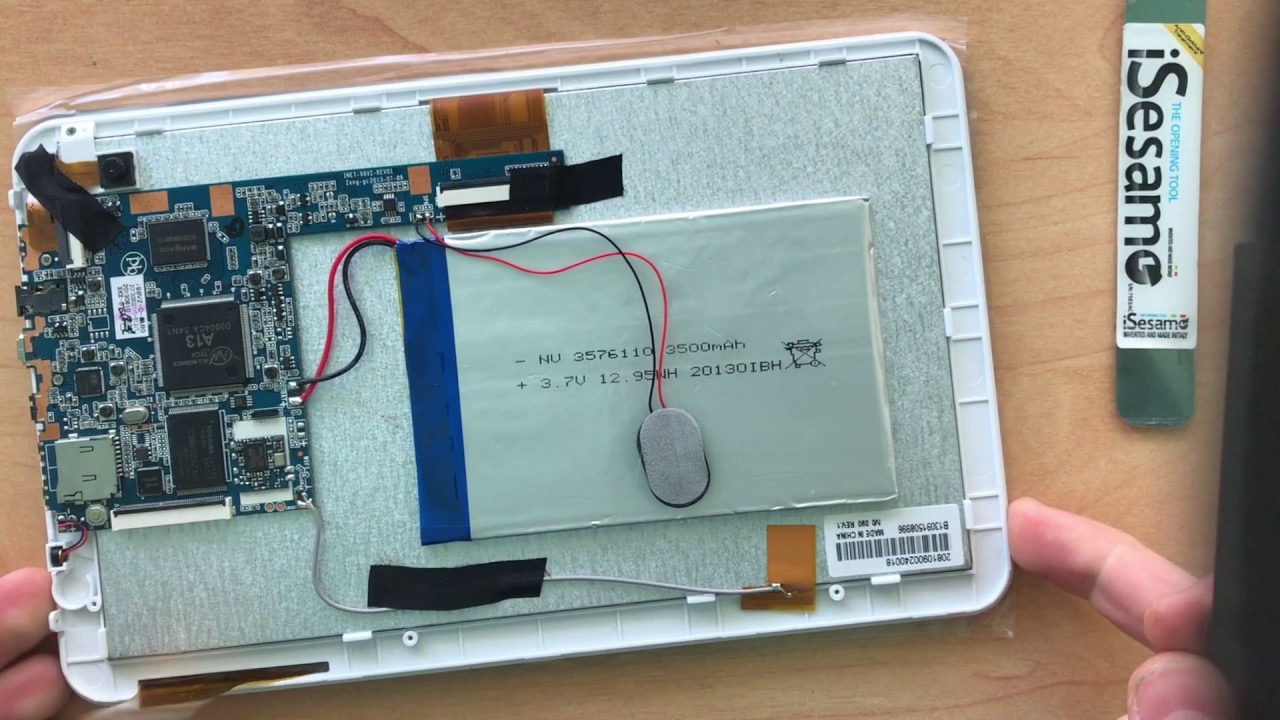 Tuto : remplacement de la vitre tactile - tablette Polaroïd