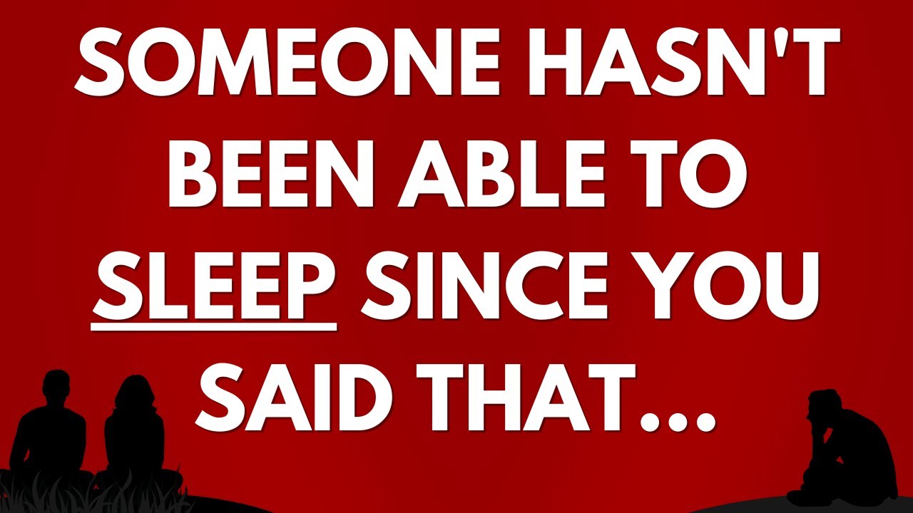 💌 Someone hasn't been able to sleep since you said that...
