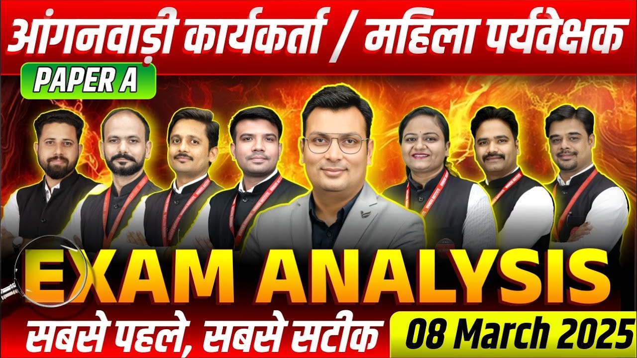MP Mahila Paryavekshak Exam Analysis 2025 | 8 March Paper Analysis | Aditya Sir WiNNERS Institute
