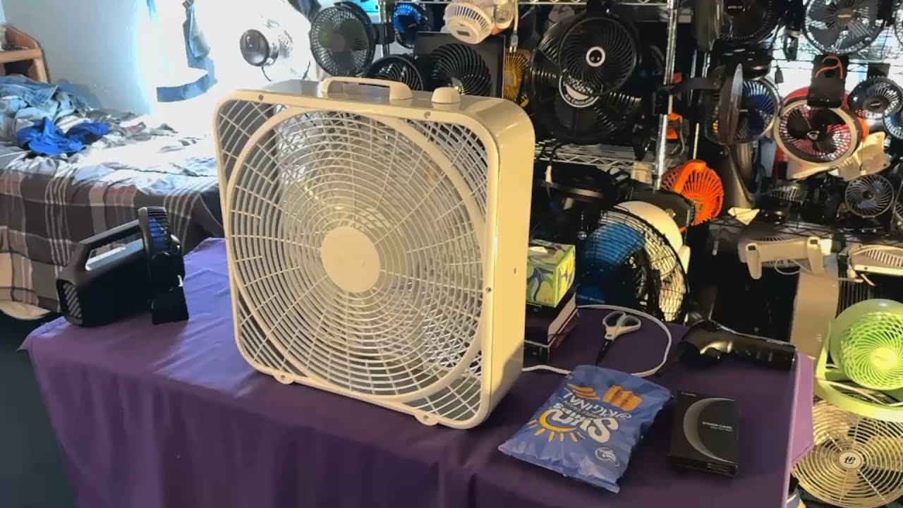 A very loud Air King 9723 box fan