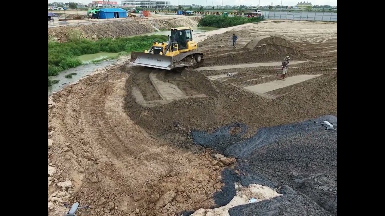 Final Project Successfully Completed100% Sand Filling Up #excavator #fyp #excavator  #automobile