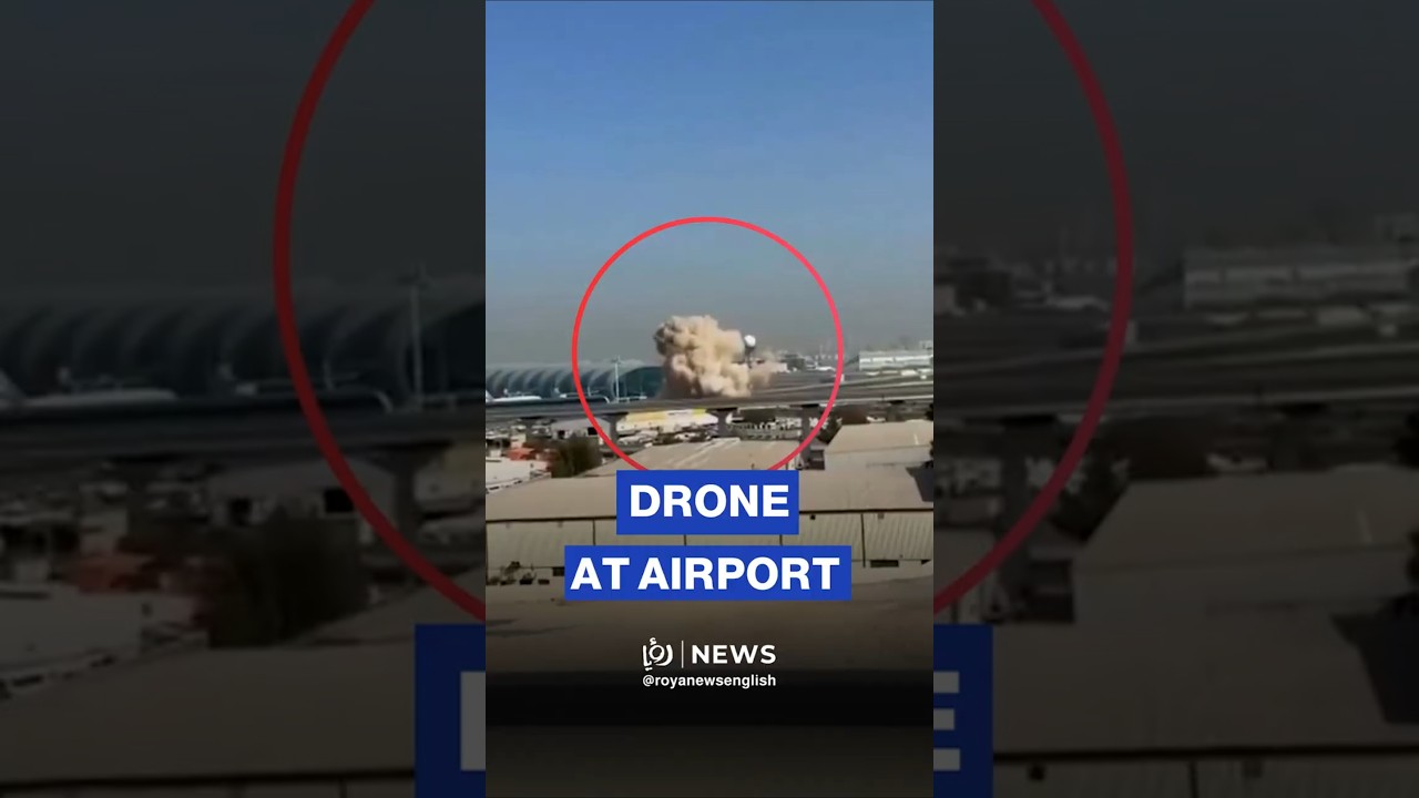 🚨 Iranian drone reportedly hits Dubai International Airport