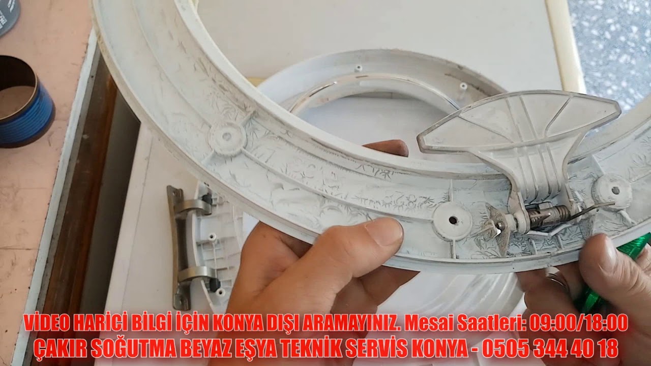 Arçelik Çamaşır Mak. Kapak Mandalı Kırıldı Nasıl Degişir ( İçten Mandal )- Kapak Açılmıyor SBTR