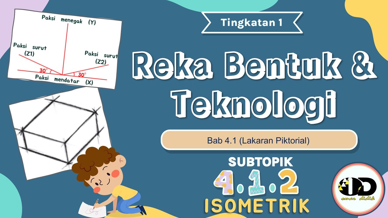 RBT TINGKATAN 1 BAB 4.1.2 (LAKARAN PIKTORIAL - TEKNIK LAKARAN PIKTORIAL - LAKARAN ISOMETRI)