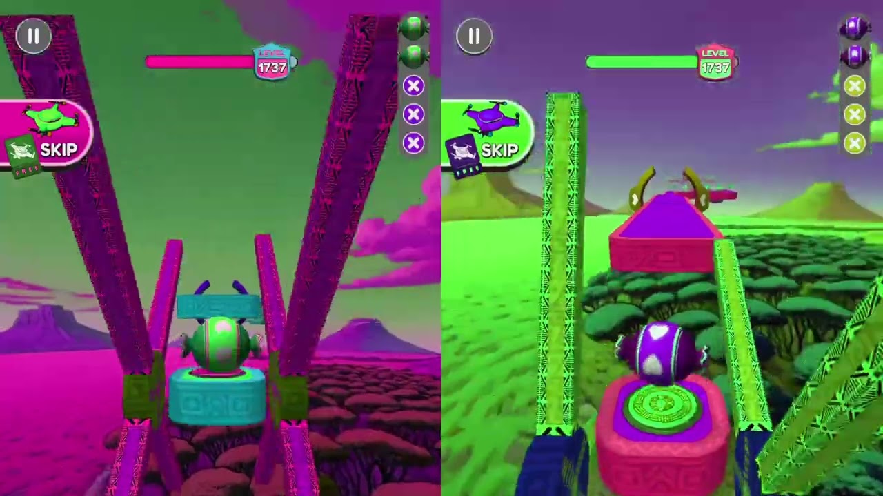 🏀🍬Going Balls Speedrun Challenge Vs Reverse Balls Speedrun Walkthrough Gameplay