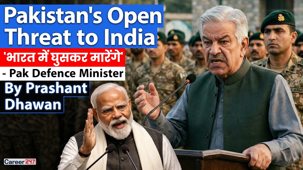 Pakistan's Open Warning to India | Khawaja Asif's Video goes Viral | By Prashant Dhawan