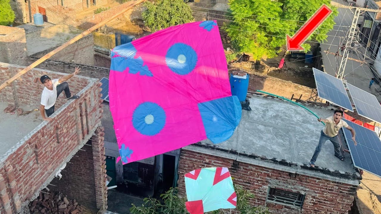 Monster 7 Feet Kite Catch Abubaker Roof With Tree Kites 