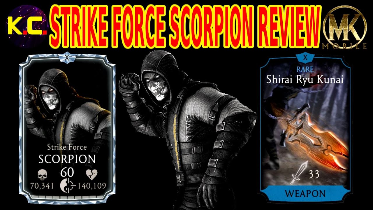 MK Mobile - Strike Force Scorpion Review