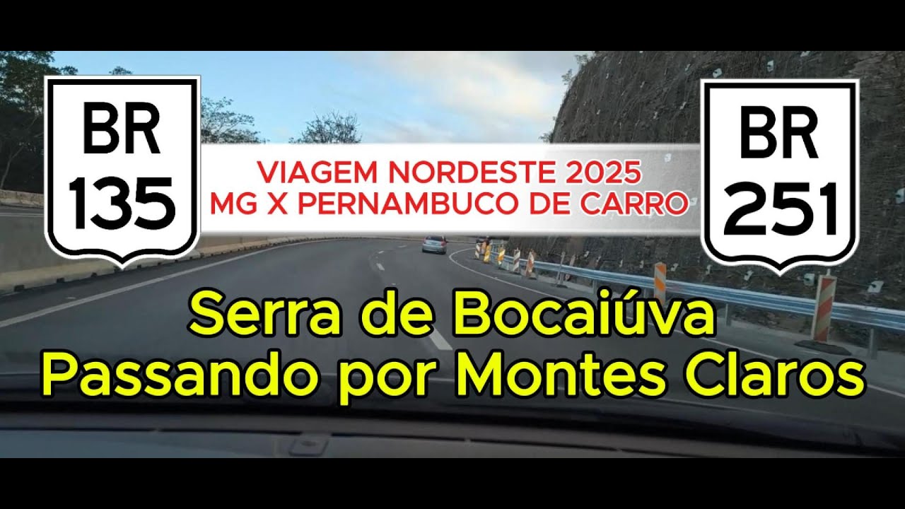 03/2026 - BR 135 Serra de Bocaiúva, Anel Viário de Montes Claros, Asfalto péssimo na BR 251