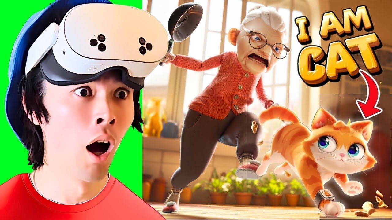 Living Life as a Cat for the First Time! (VR)