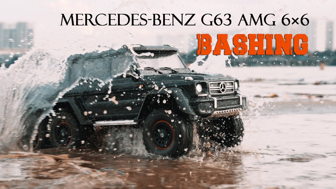 E3S-RC CAR Mercedes Benz G63 AMG 6&times;6 TRAXXAS TRX-6 / Bashing on the Coast!