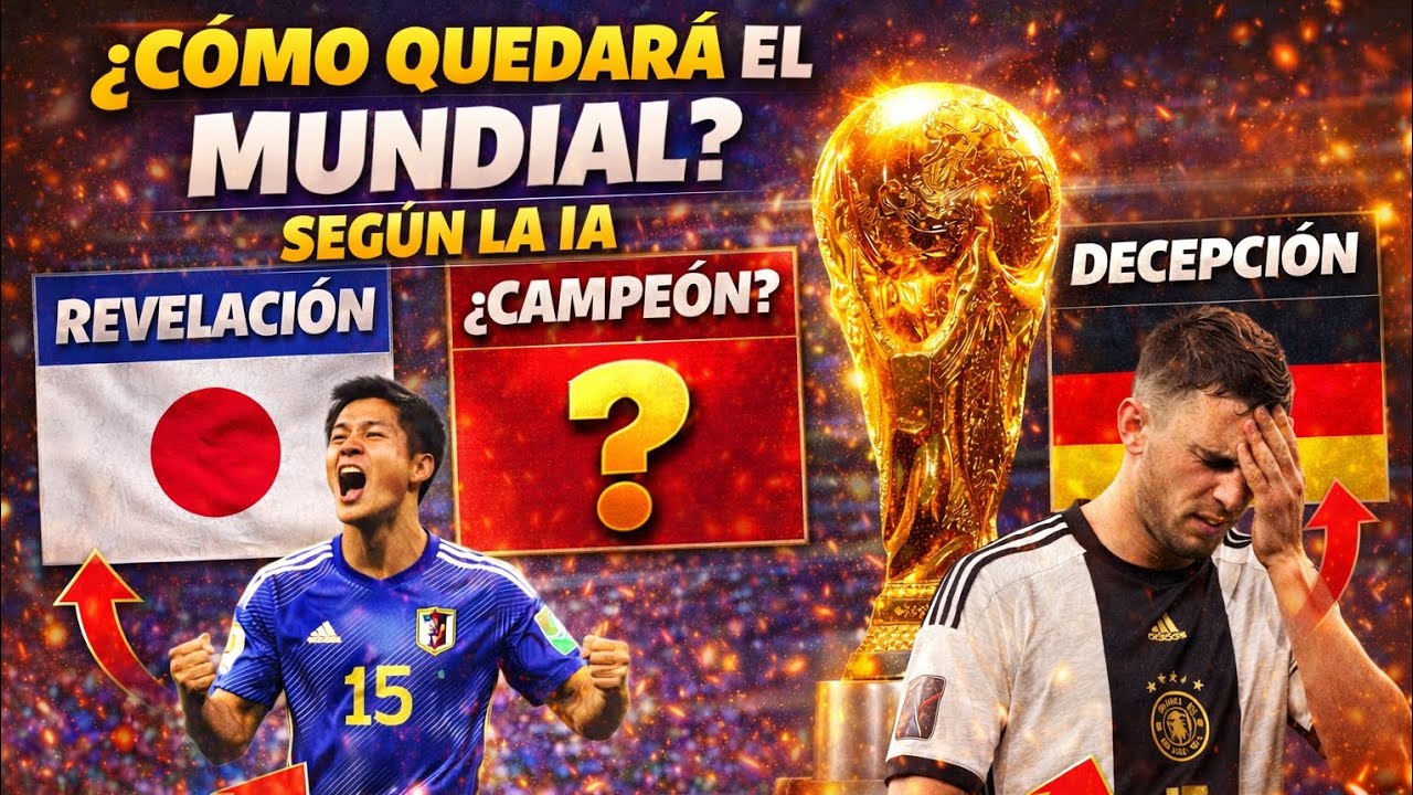 La IA predice el MUNDIAL 2026 con *Revelación* y *Decepción*🏆⚽️🔥