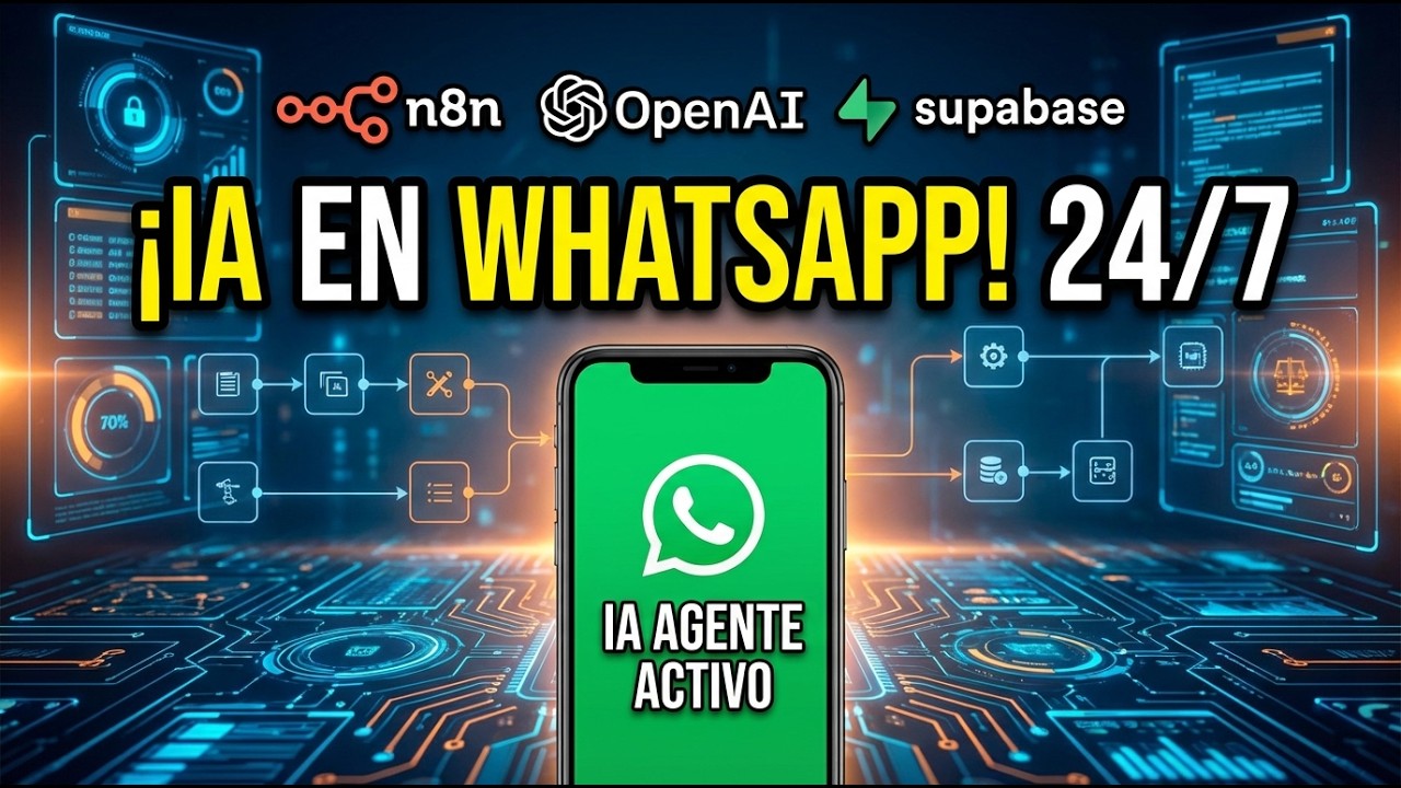 Acompáñame a crear un agente que hace atención y ventas por WhatsApp 24/7 | #031