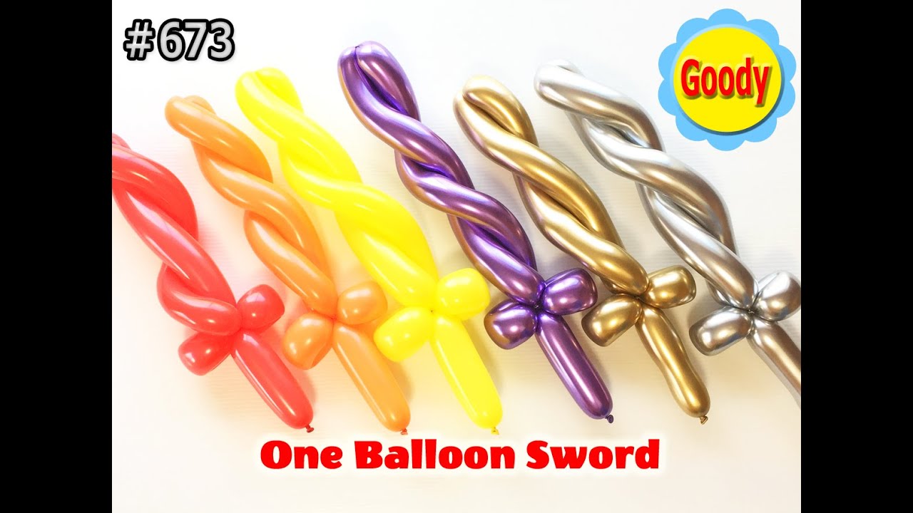 【初心者OK】【簡単】１分で作れるかっこいい剣 ✨ One Balloon Sword ⚔ 刀の作り方 ✨ 剣の作り方【プロの技】