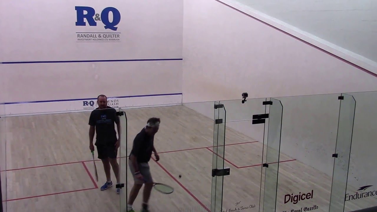 Bermuda R&Q Legends of Squash 2016 John White vs Jonathon Power G3
