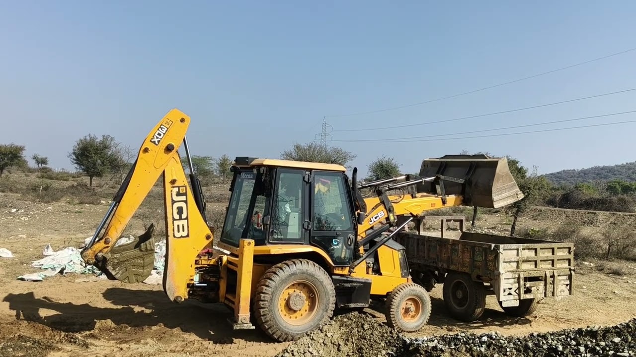 JCB machine working following 👍