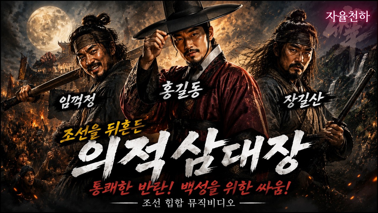 [조선힙합] 플레이리스트|조선의 7인 의적 |홍길동.임꺽정.이몽학.장길산.홍경래.최재우.김선달|백성을 위해 정의로 불타오르다!