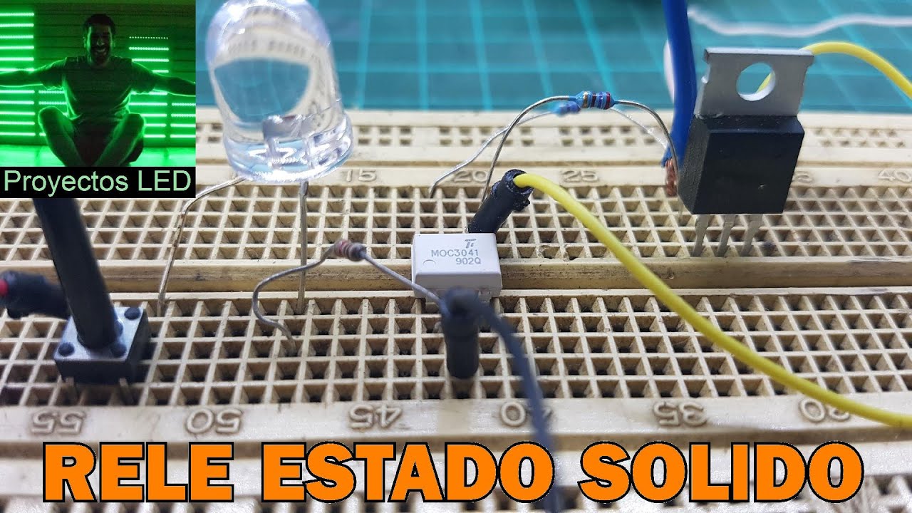 Rele de estado solido, con cruce por cero vs común