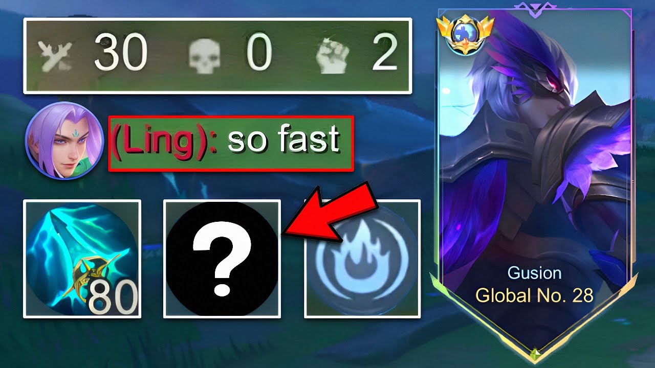 GUSION KILLING MACHINE BUILD!! EASILY GET 30+ KILLS😱 ( NEW META?!! )