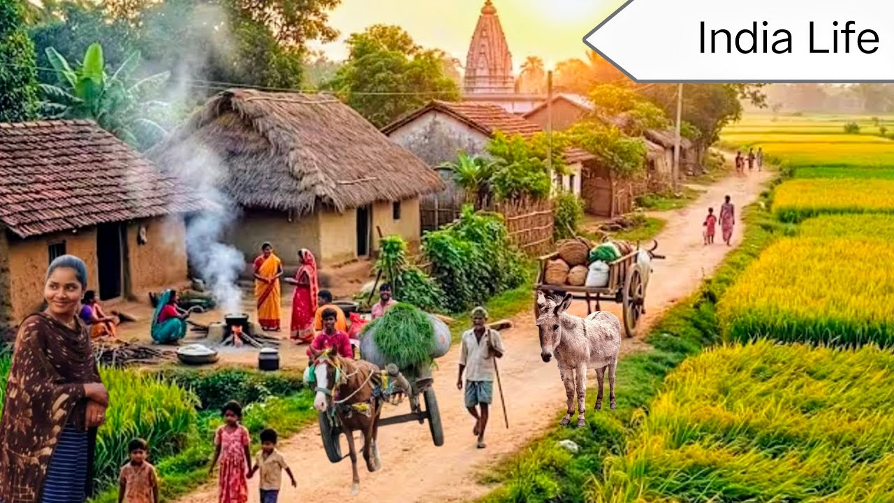Life Of Farmers In The Villages Of India || Village Life uttarpradesh || Rural Life insurance 