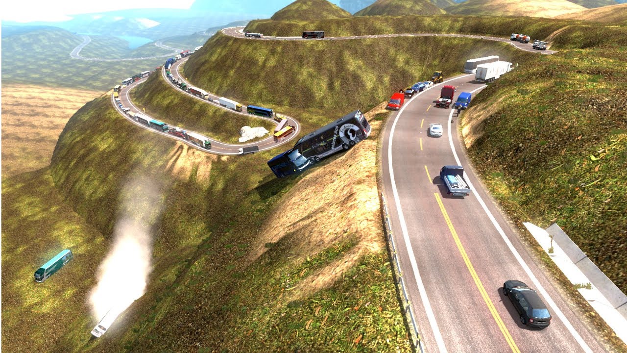 DANGEROUS ROADS OF PERU / RUTAS DEL PERU / ENLACES BUS / SCANIA G7 1800 DD