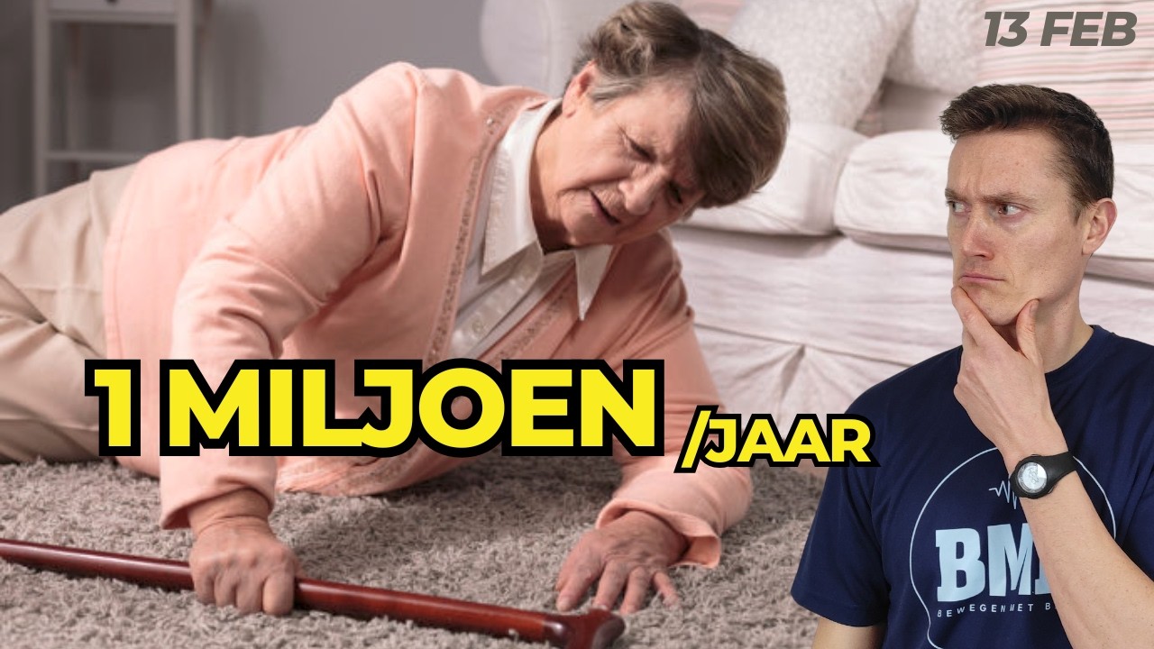 1,2 miljoen Nederlanders per jaar: zoveel 65-plussers vallen elk jaar in NL. Je kan dit voorkomen...
