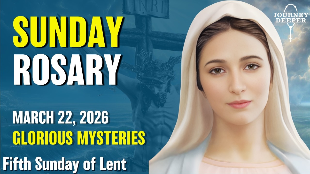 Sunday Rosary 🖤 Glorious Mysteries of the Rosary 🖤 March 22, 2026 VIRTUAL ROSARY