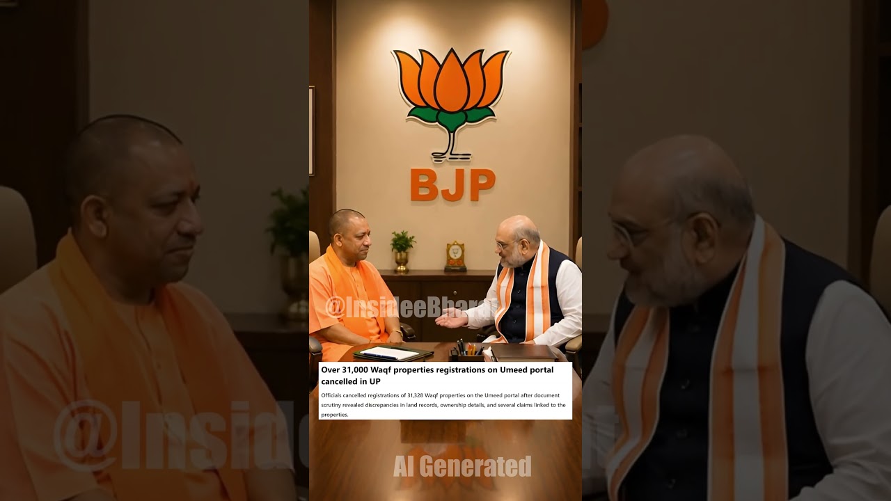 31,000 Illegal Waqf Property Claims Cancelled in UP | Yogi Govt Action